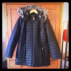 Dennis Basso Faux Leather Jacket (NWOT)